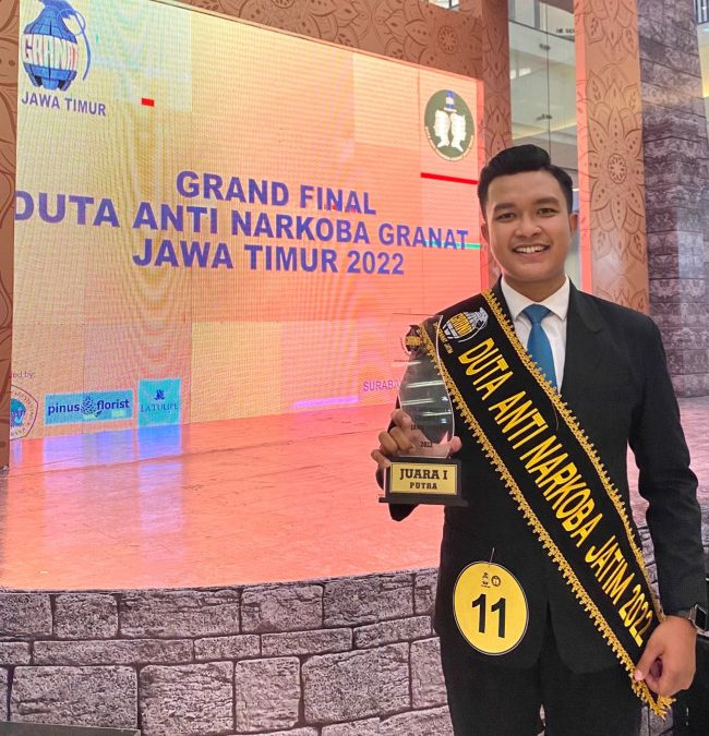 Mahasiswa PGMI FAI Unisma Raih Juara 1 Duta Anti Narkoba Granat Jawa Timur